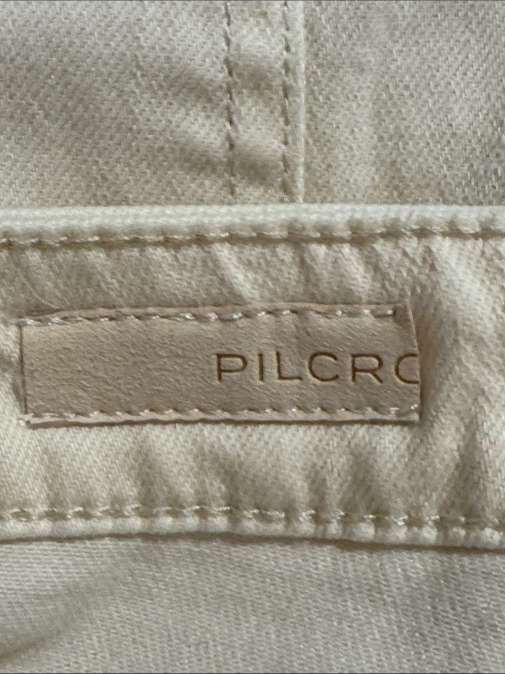 Anthropologie Pilcro The Breaker Relaxed Jeans Ivory Stretch Denim Barrel NWT-30 - Picture 10 of 14